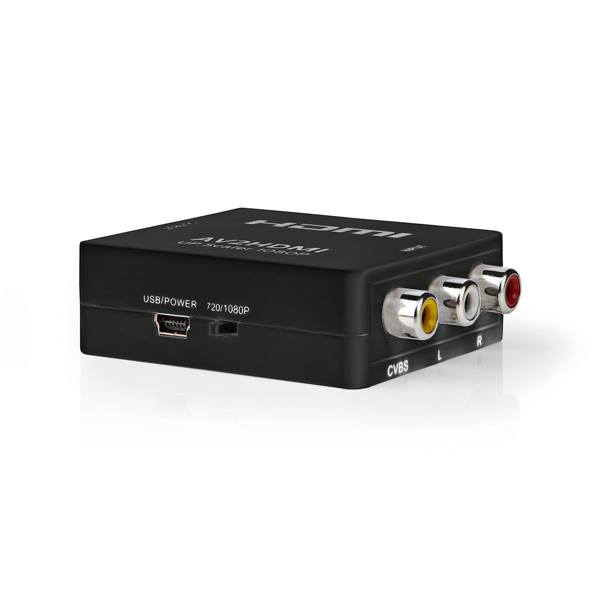 Nedis HDMI™ Converter | 3x RCA Female | HDMI™ Output | 1-way | 1080p | 1.65 Gbps | ABS | Anthracite