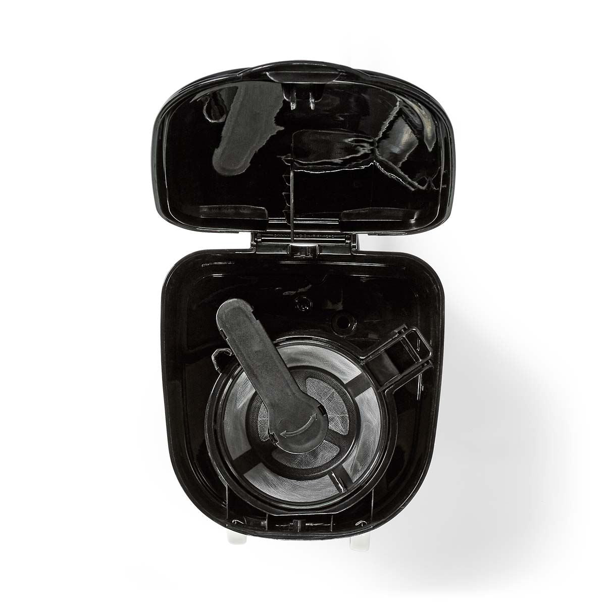 Butler 2 Cup Coffee Maker 0.25L Easy to Use Nylon Reusable Filter with Cups - Black