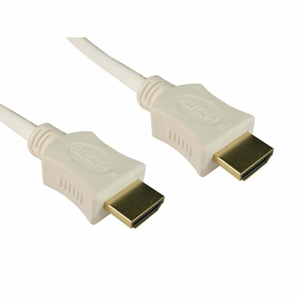 High Speed HDMI™ Cable | HDMI™ Connector | HDMI™ Connector | 2.00 m | Round | White