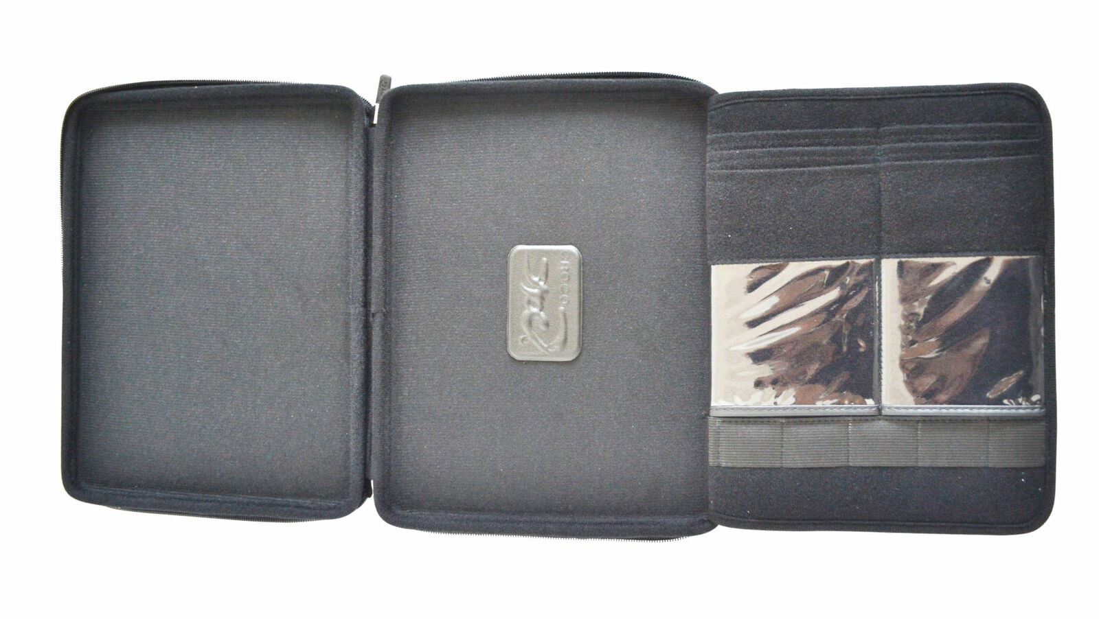 Croco Tough iPad 1 / 2 Case with Stand, Protective EVA Sleeve with Zipper, Built-in Holder & Storage Pockets, Durable Travel Case