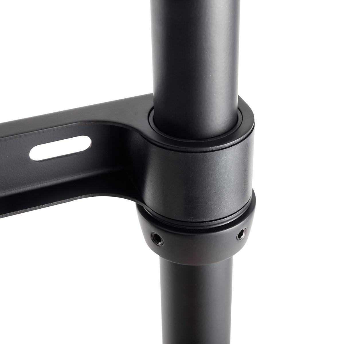 Nedis TV Floor Stand | 60 - 75 " | Maximum supported screen weight: 40 kg | Scandinavian Design | Anti-tip strap | Snap-lock | Aluminium / Steel | Black