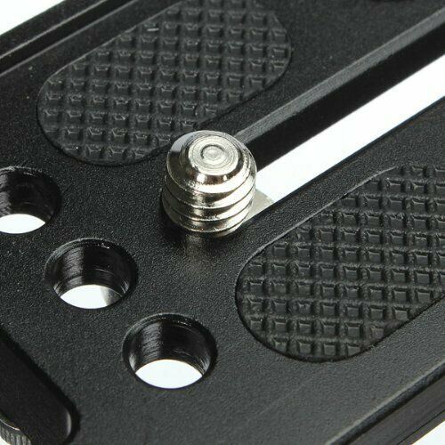 Ex-Pro Quick Release L Plate Bracket for Canon Nikon Sony Cameras, Arca Swiss Compatible Tripod Mount, CNC Alloy, Adjustable Fit