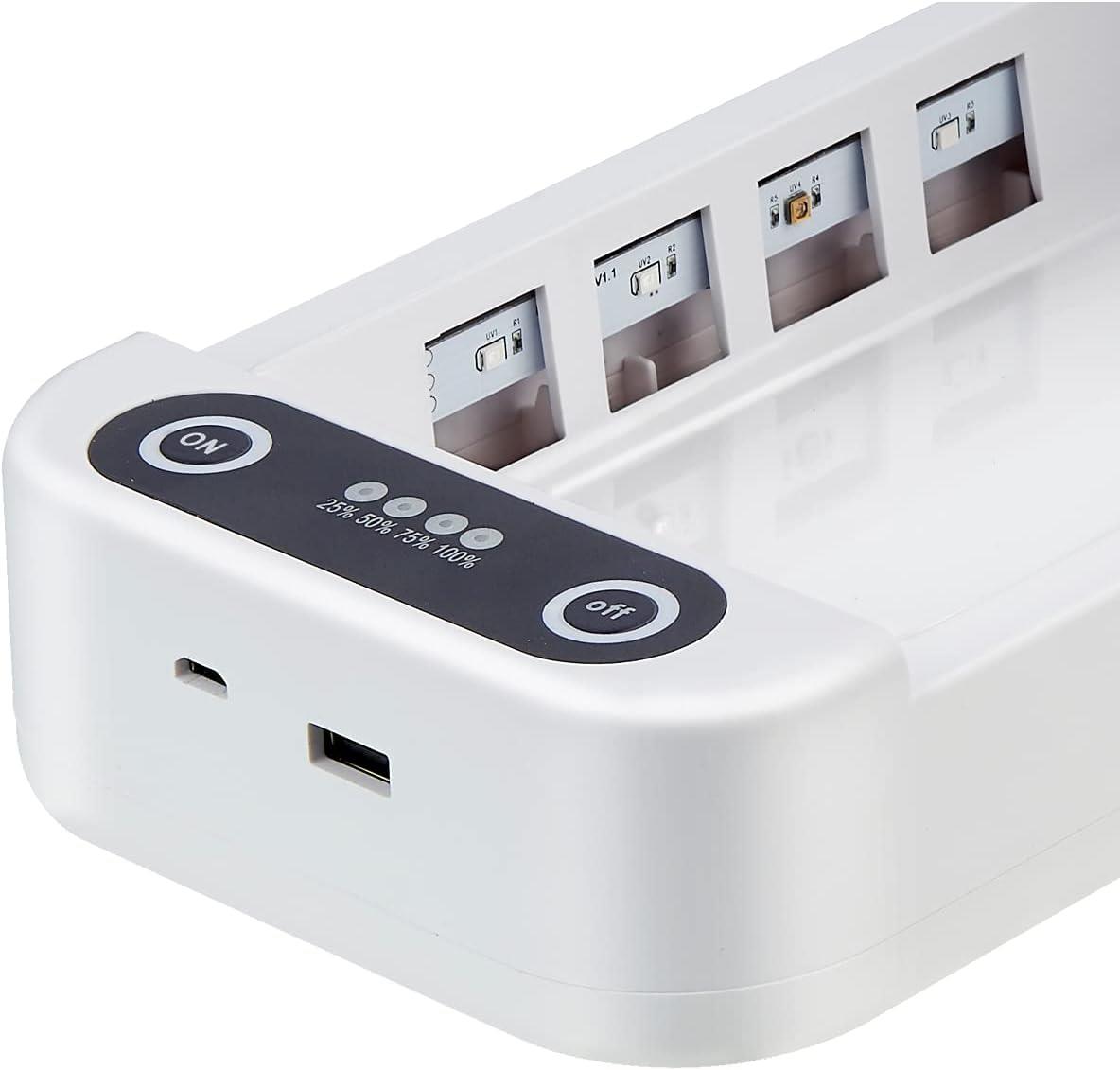 MELISSA Multifunctional Mini Device UV Steriliser Box, USB Powered, Mobile phones, Airpods, Keys, Jewelry etc