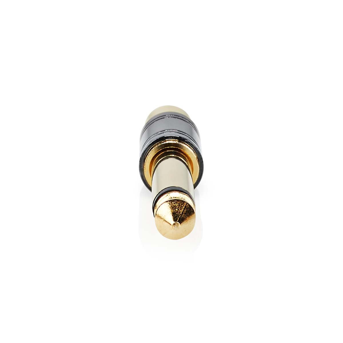 Nedis Mono Audio Adapter | 6.35 mm Male | RCA Female | Gold Plated | Straight | Metal | Metal | 1 pcs | Box