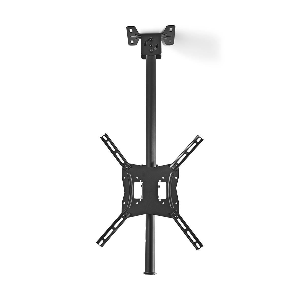 Nedis Full Motion TV Ceiling Mount | 26 - 42 " | Maximum supported screen weight: 20 kg | Tiltable | Rotatable | Minimum ceiling distance: 716 mm | Maximum ceiling distance: 1160 mm | 1 Pivot point(s) | Steel | Black