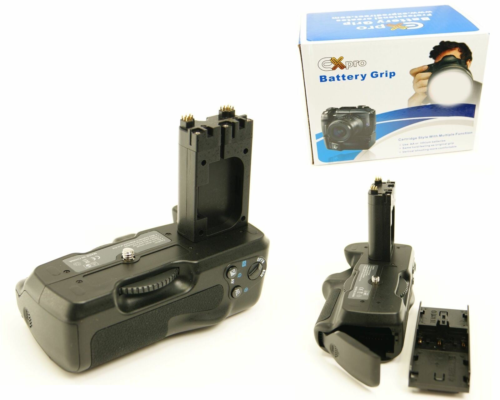 Ex-Pro Power Battery Grip Sony Alpha VG-C50AM (NP-FM500H) Series for Sony Alpha A500, A550