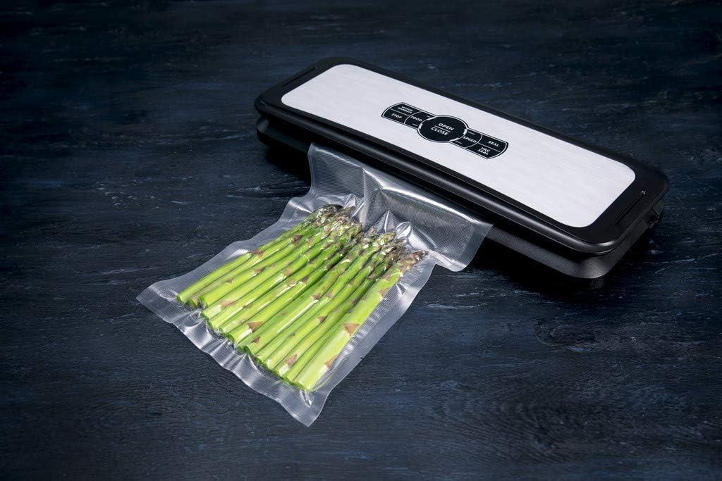 Gastronoma Vacuum Sealer Machine, 30cm Longer Seal Food Sealer for Vac/Seal/Rice/Wet/Dry Mode, Built-in Cutter and Visible LED Indicator