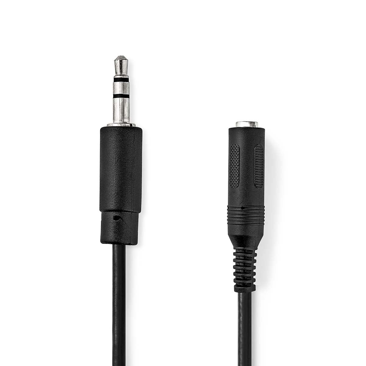 Nedis Stereo Audio Cable | 3.5 mm Male | 6.35 mm Female | Nickel Plated | 0.20 m | Round | Blister