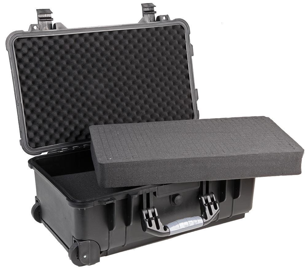 Waterproof Wheeled Travel Flight Dry Box Hard Carry Case Foam Tool Camera Storage Box Protective 355mm x 560mm x 230mm