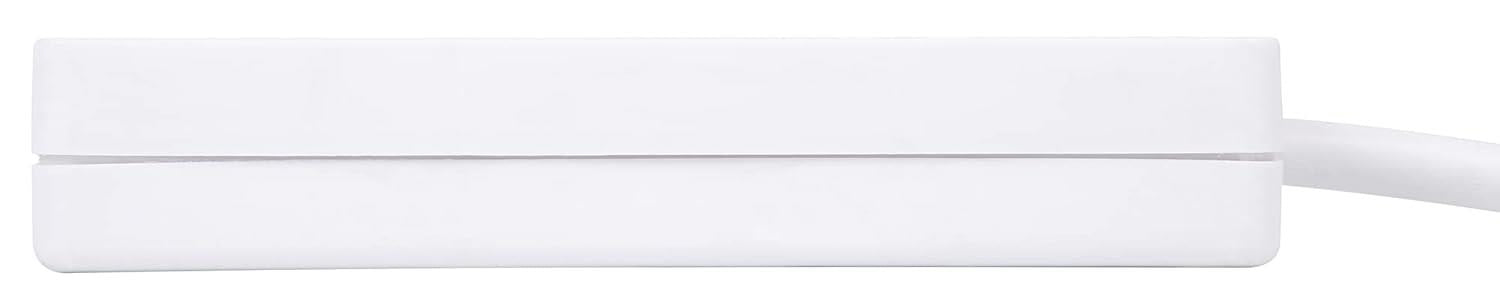 2 Gang 10m Mains Extension Lead Socket 13A Surge Protected - White