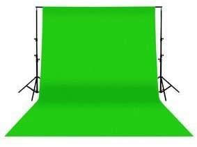 Ex-Pro Photographic Background 3m x 2m - High Quality Cotton - Chroma Key Green