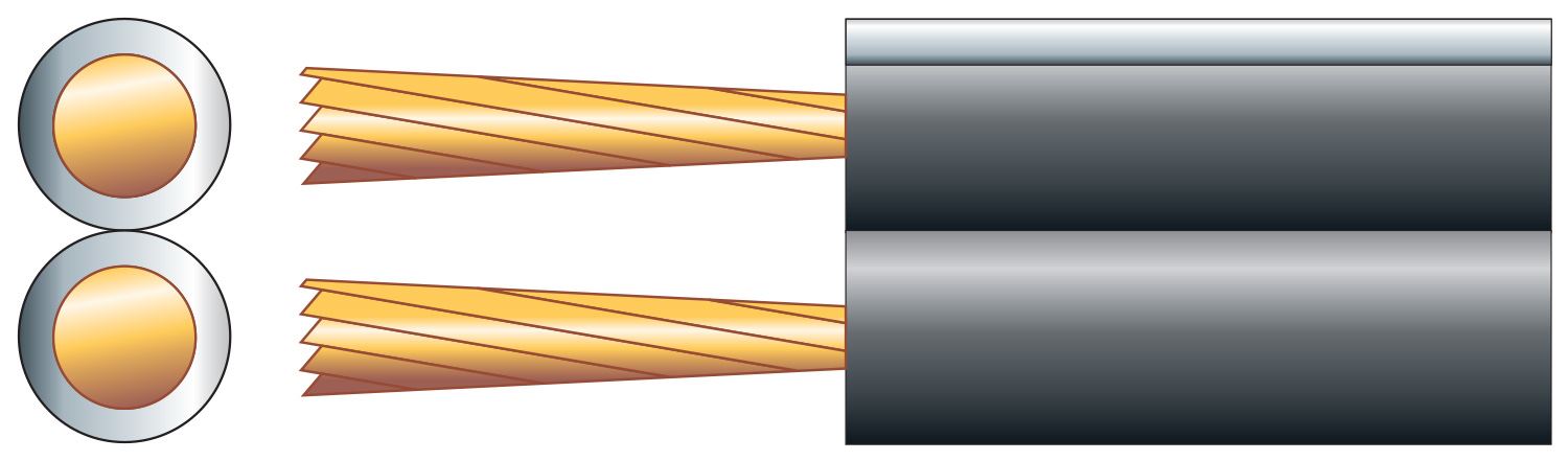 Mercury 100m Black Speaker Cable Home HiFi Stereo Speaker Wire 3.8 x 7.6mm 42 Strand