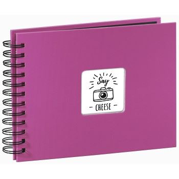 Hama Fine Art Spiralbound Photo Album, 24 x 17 cm, 50 , Pink