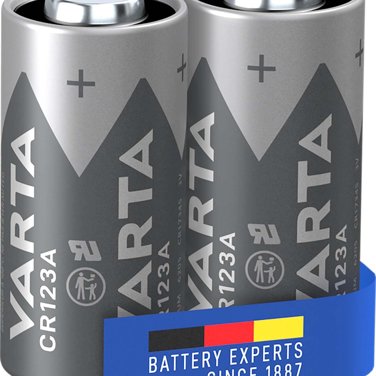 Varta Lithium Battery CR123A 3 V 2-Blister