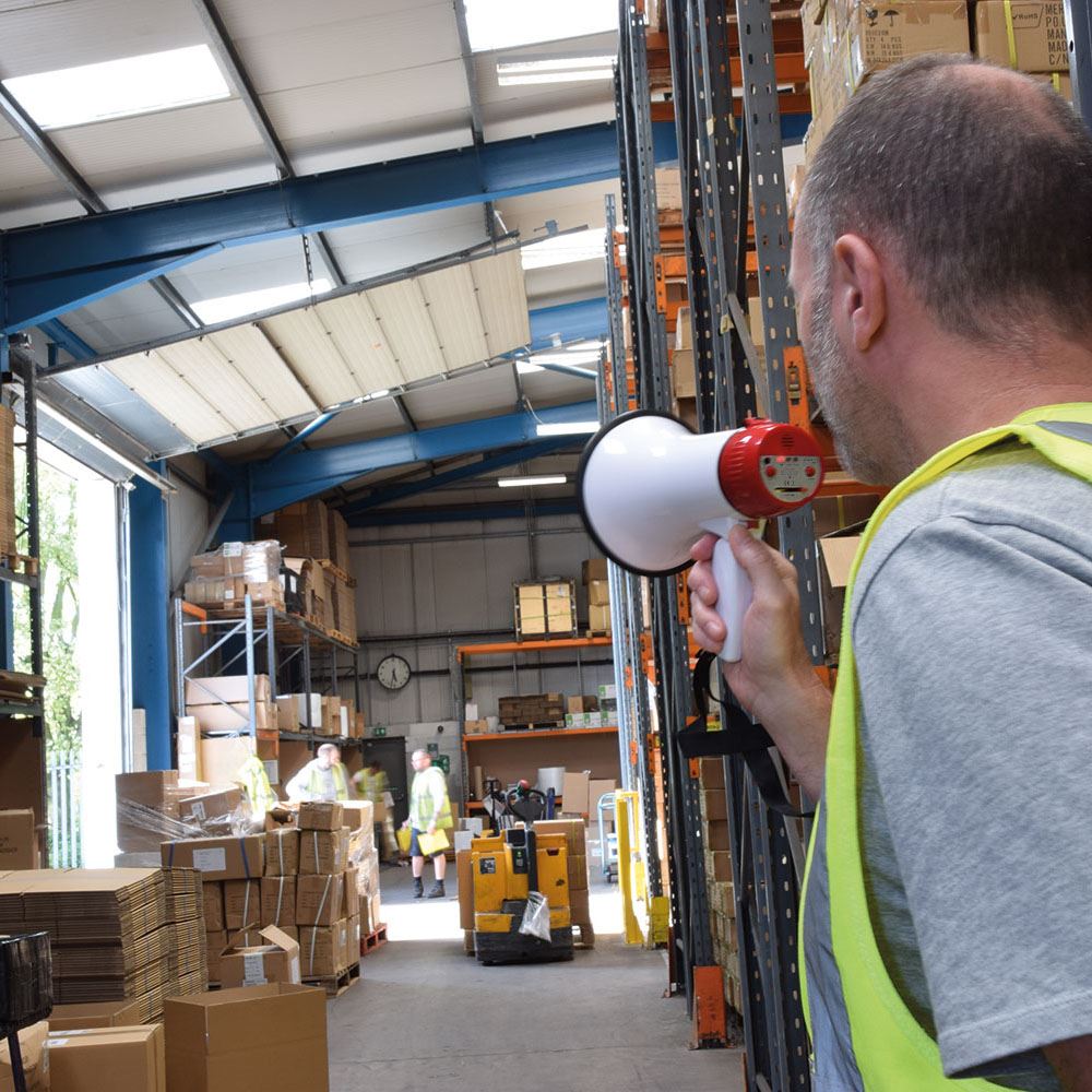 Adastra RM10 10W USB Rechargeable Megaphone with Siren