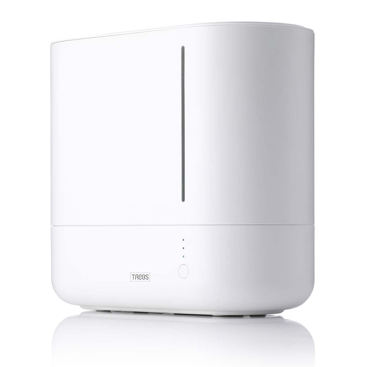 Trebs SmartLife Humidifier Cold Water Evaporation, Child Safe ideal for Nursery/Bedrooms, 4.5L Timer, Low Noise, App controlled - White