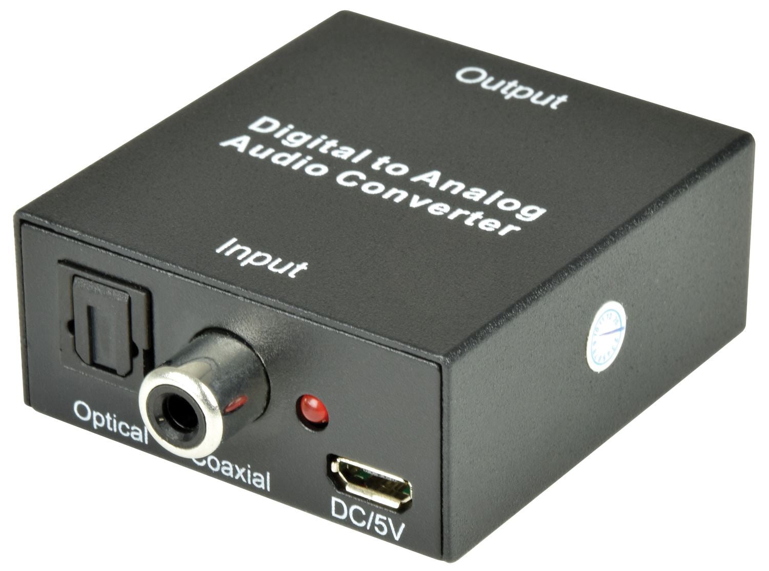 Av:link SPDIF Digital DAC to Analogue Stereo Audio Converter [SPDIF TOSlink/Coaxial to Stereo Left/Right RCA Phono]