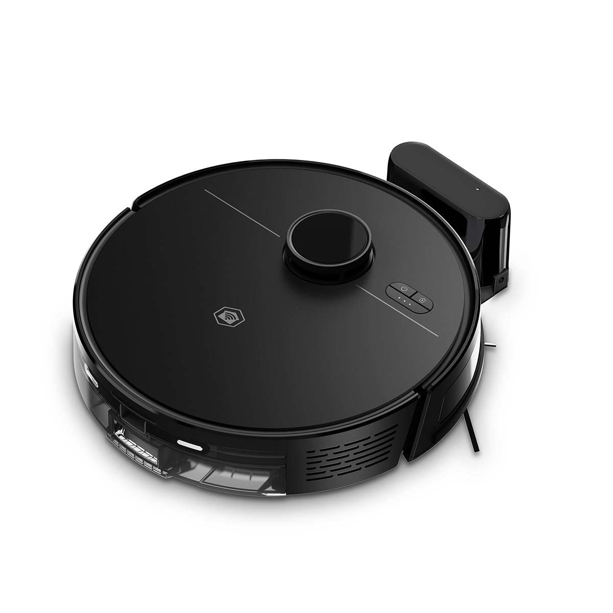 Nedis SmartLife Robot Vacuum Cleaner | Laser Navigation | Wi-Fi | Capacity collection reservoir: 0.6 l | Automatic charging | Maximum operating time: 1.75 hrs | Black | Android™ / IOS