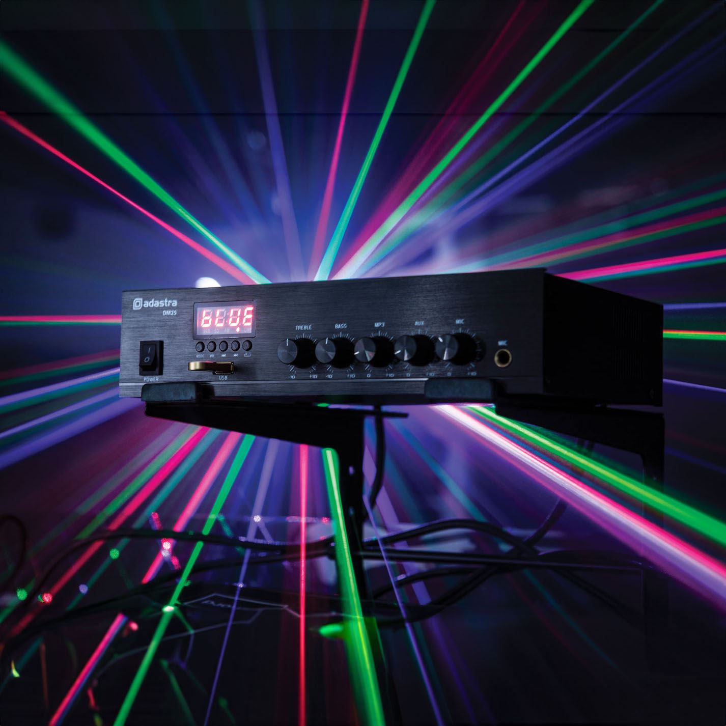 Adastra DM25 Digital 100V Mixer-Amp 25W