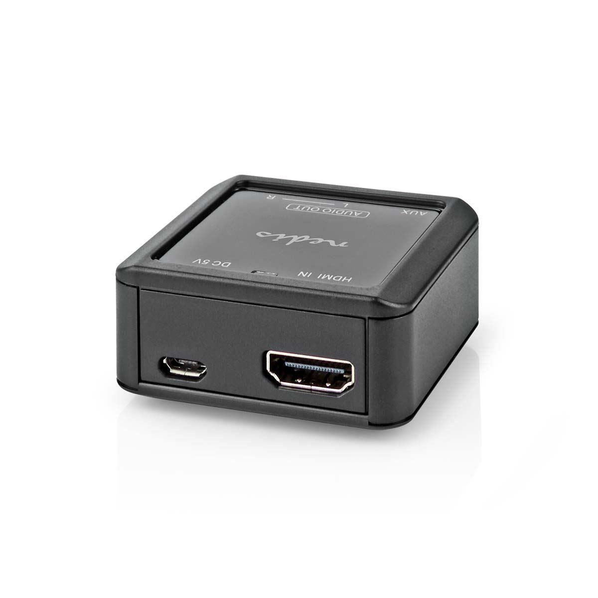 Nedis Digital Audio Converter | 1-way | Connection input: HDMI™ Input to Connection output: 2x (2x RCA Female) / 3.5 mm | Automatic | Anthracite
