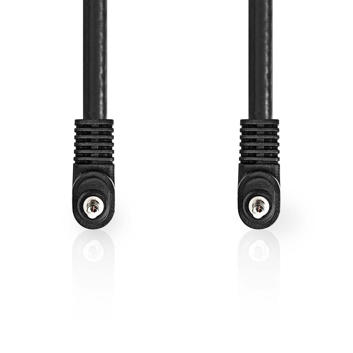 Nedis Audio Video Cable | 3.5 mm Male | 3.5 mm Male | Nickel Plated | 2.00 m | Round | PVC | Black