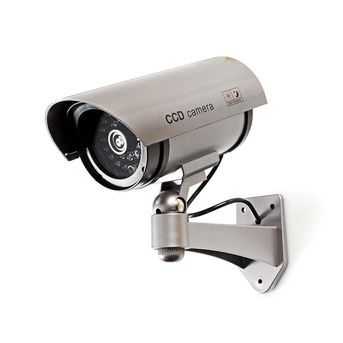 Nedis Dummy Security CCTV Fake Camera | Bullet | IP44 | Grey