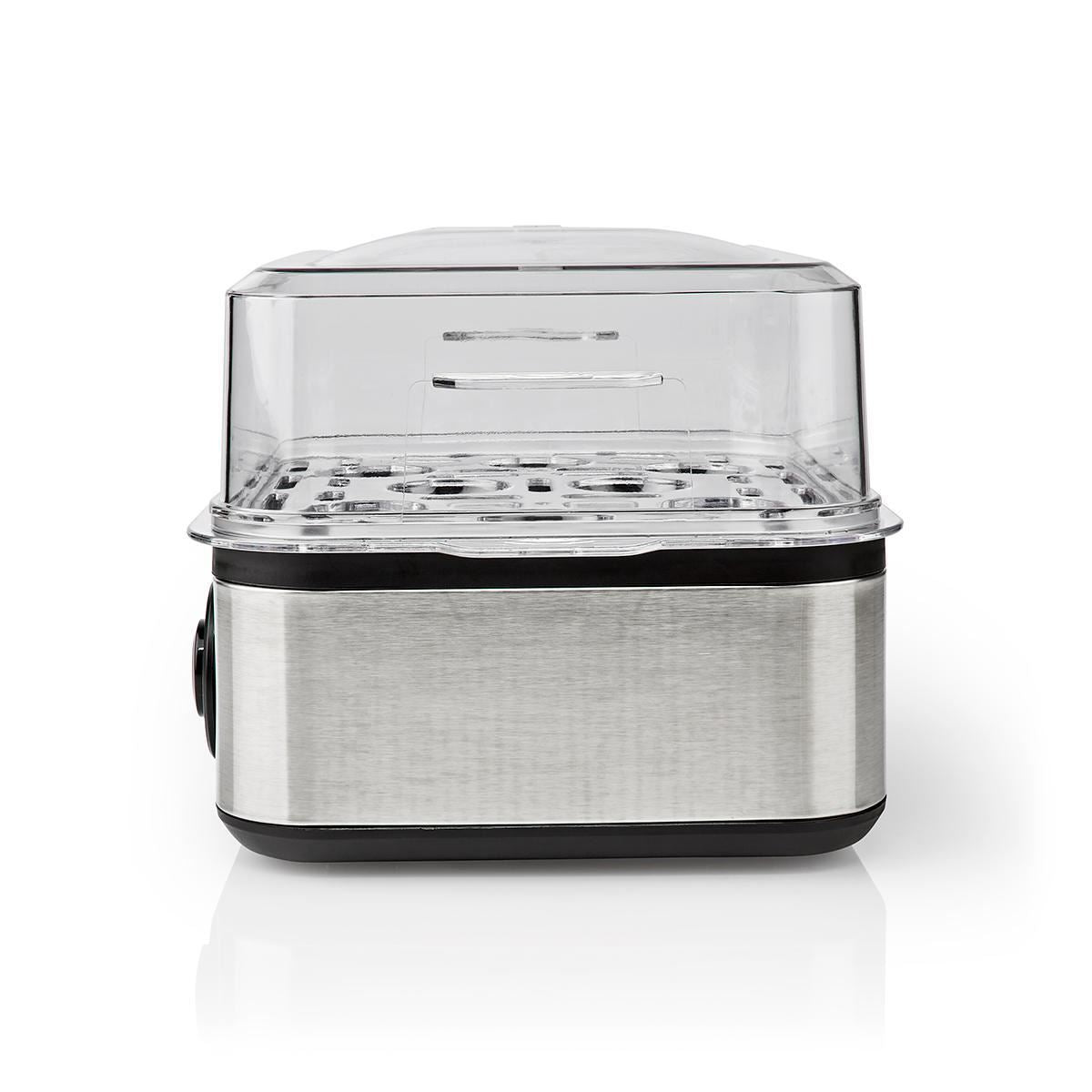 Nedis Compact Electric Egg Cooker Boiler Poacher, 500W, for up to 8 Eggs