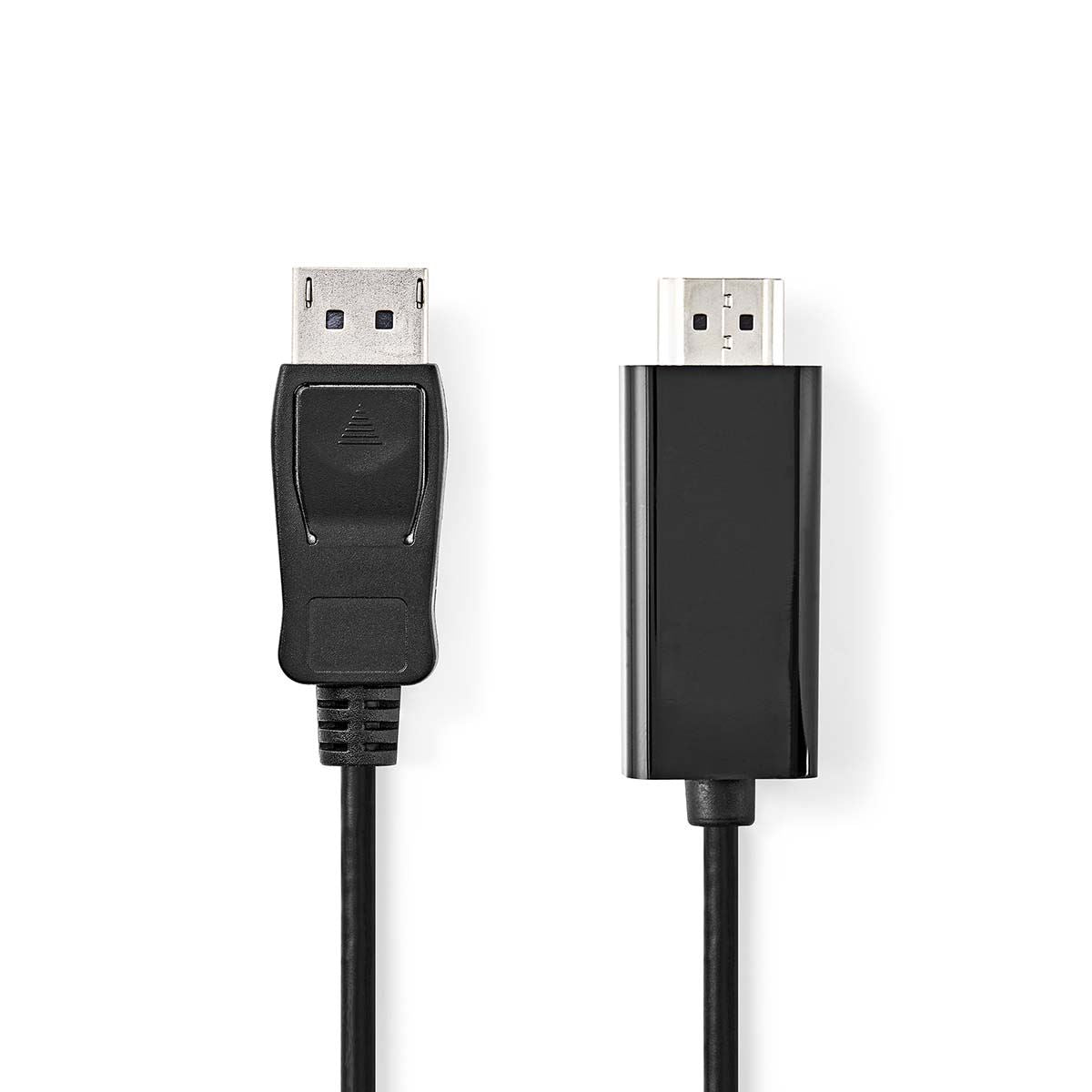Nedis DisplayPort Cable | DisplayPort Male | HDMI™ Connector | 4K@30Hz | Nickel Plated | 3.00 m | Round | PVC | Black | Box