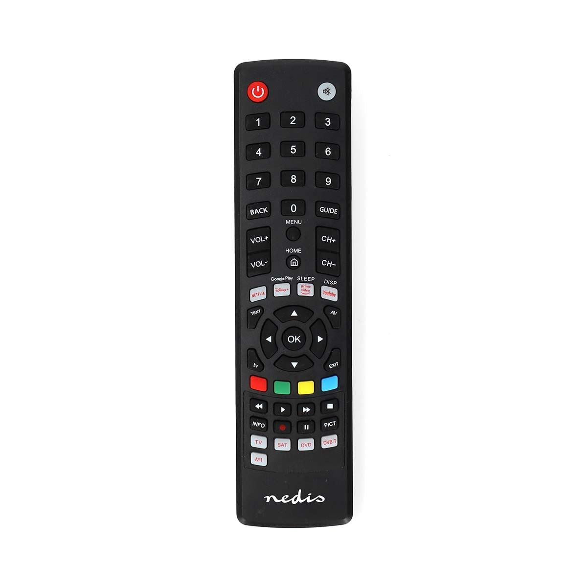 Nedis Replacement Universal Infrared Remote Control 4 Devices  Amazon / Disney+ / Google / Netflix  / Youtube
