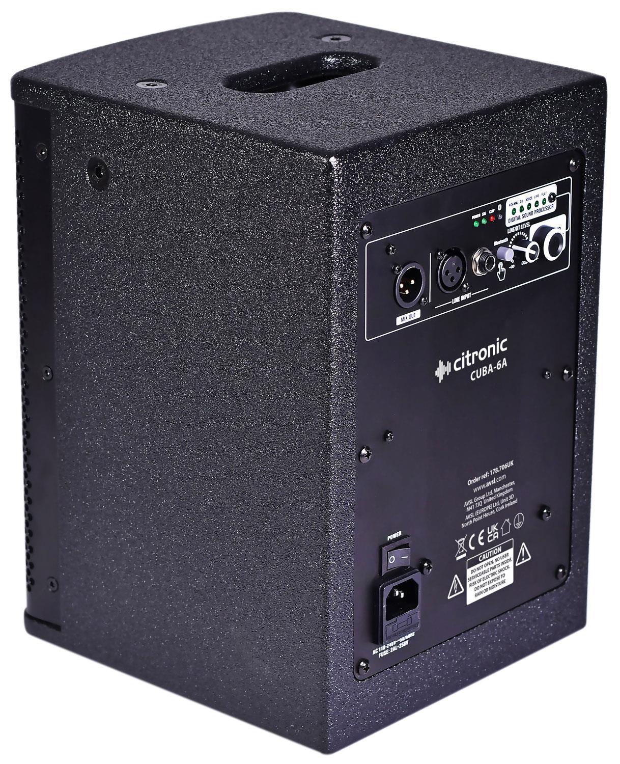 Citronic CUBA-6A Active Full Range Cabinet 100W