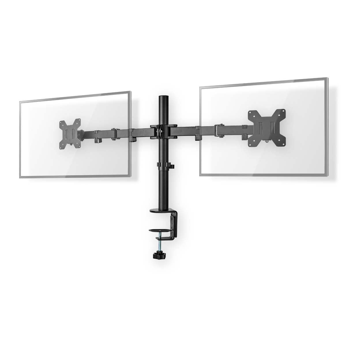 Nedis Desk Monitor Mount | 2 Screens | 15 - 32 " | 75x75 / 100x100 | Full Motion