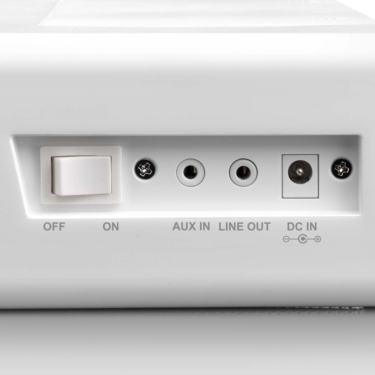 Lenco Under Cabinet Kitchen Clock Internet / FM Radiowith TFT Screen | Remote Control | White