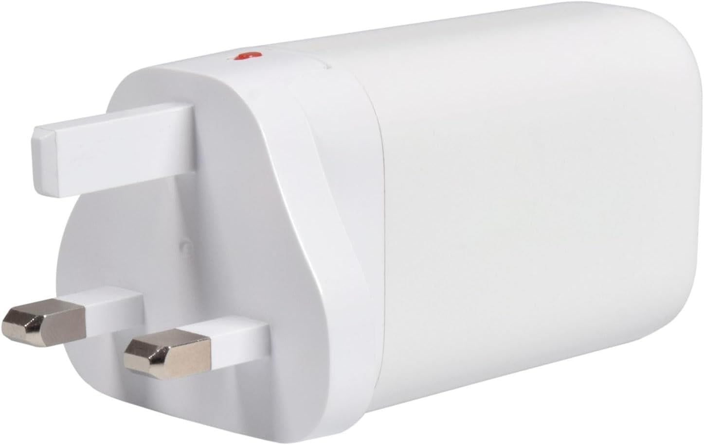Mercury USB C & A Charger 65W GaN High-Tech Super Fast Charging with USB-A & Dual USB-C | Fast Charging, Travel-Friendly with UK/US/EU Adapters
