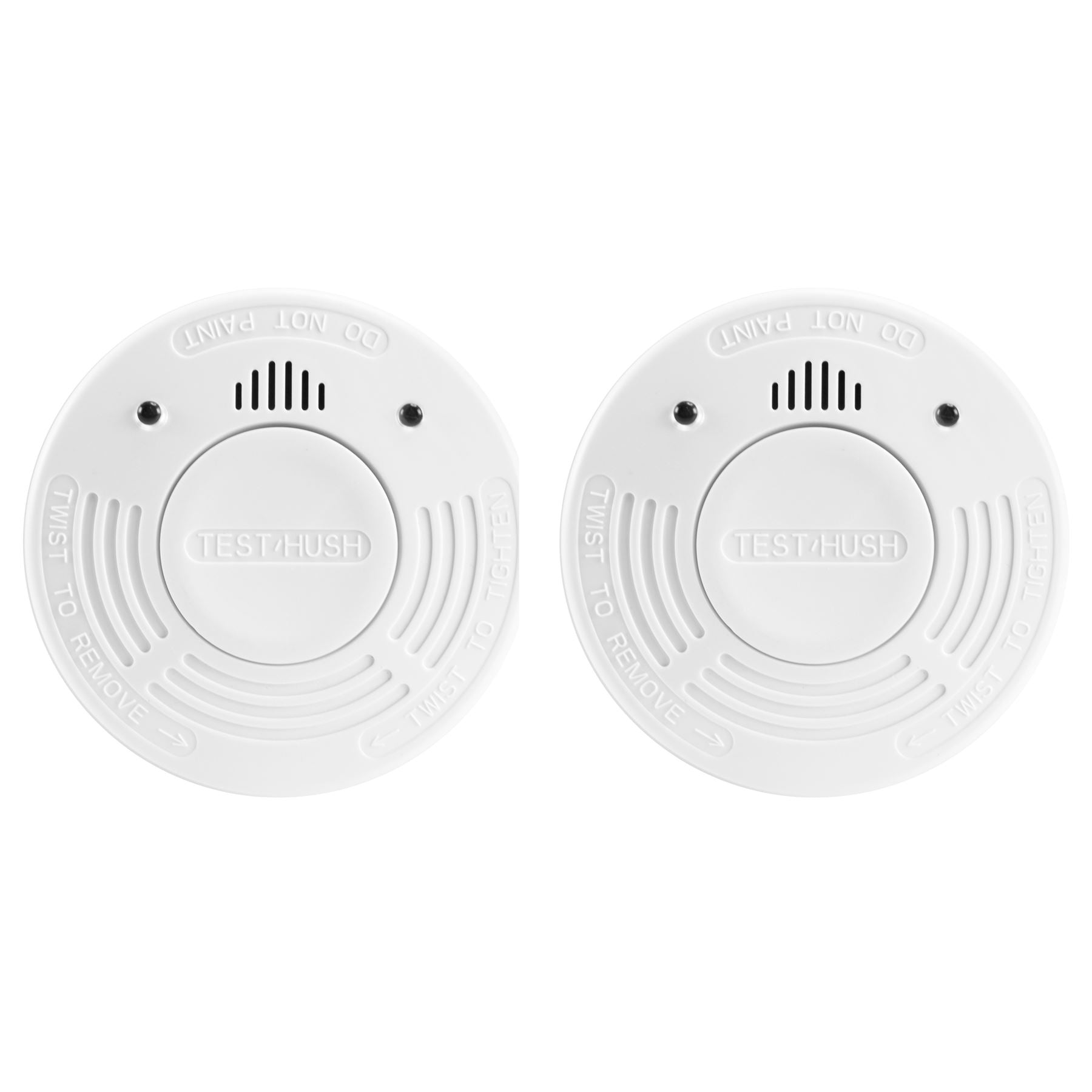 Alecto SA110 Smoke detector with Hush Button | >85 dB | 10 Year Battery Powered | EN14604:2005/AC:2008 | White | 2 Pack