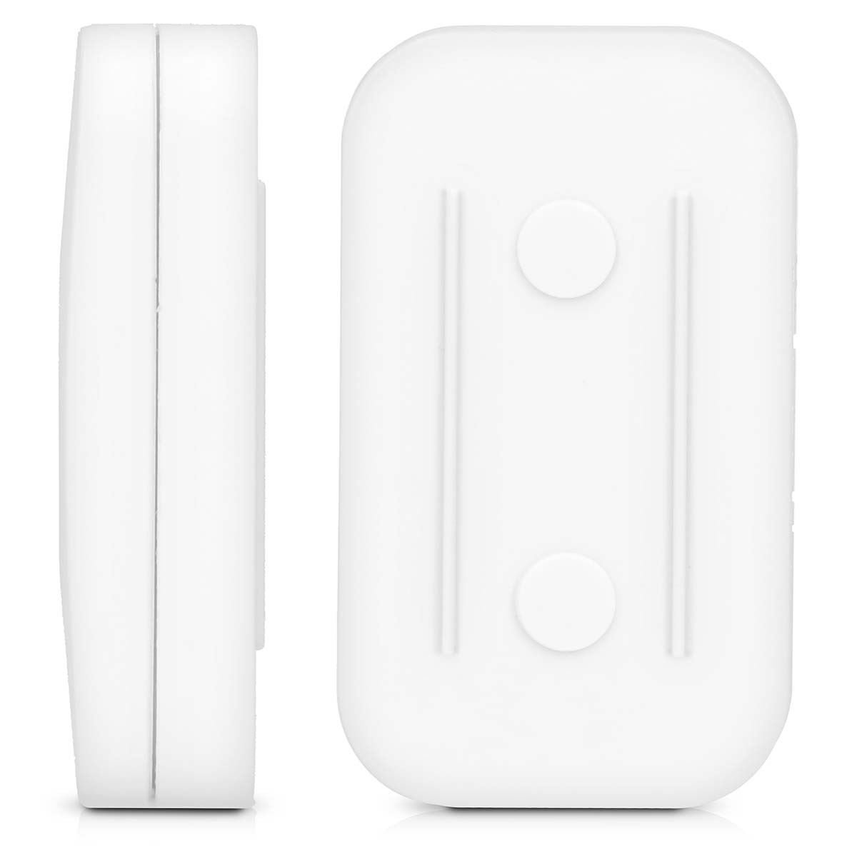 Alecto Wireless Doorbell, Water-Resistant IP56, 200m Long Wireless Range, 52 Chimes, Battery Powered, 5 Level Volume, Door Bells Wireless Cordless (White)