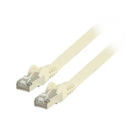 CAT6 Network Cable | F/UTP | RJ45 Male | RJ45 Male | 3.00 m | Snagless | Flat| White