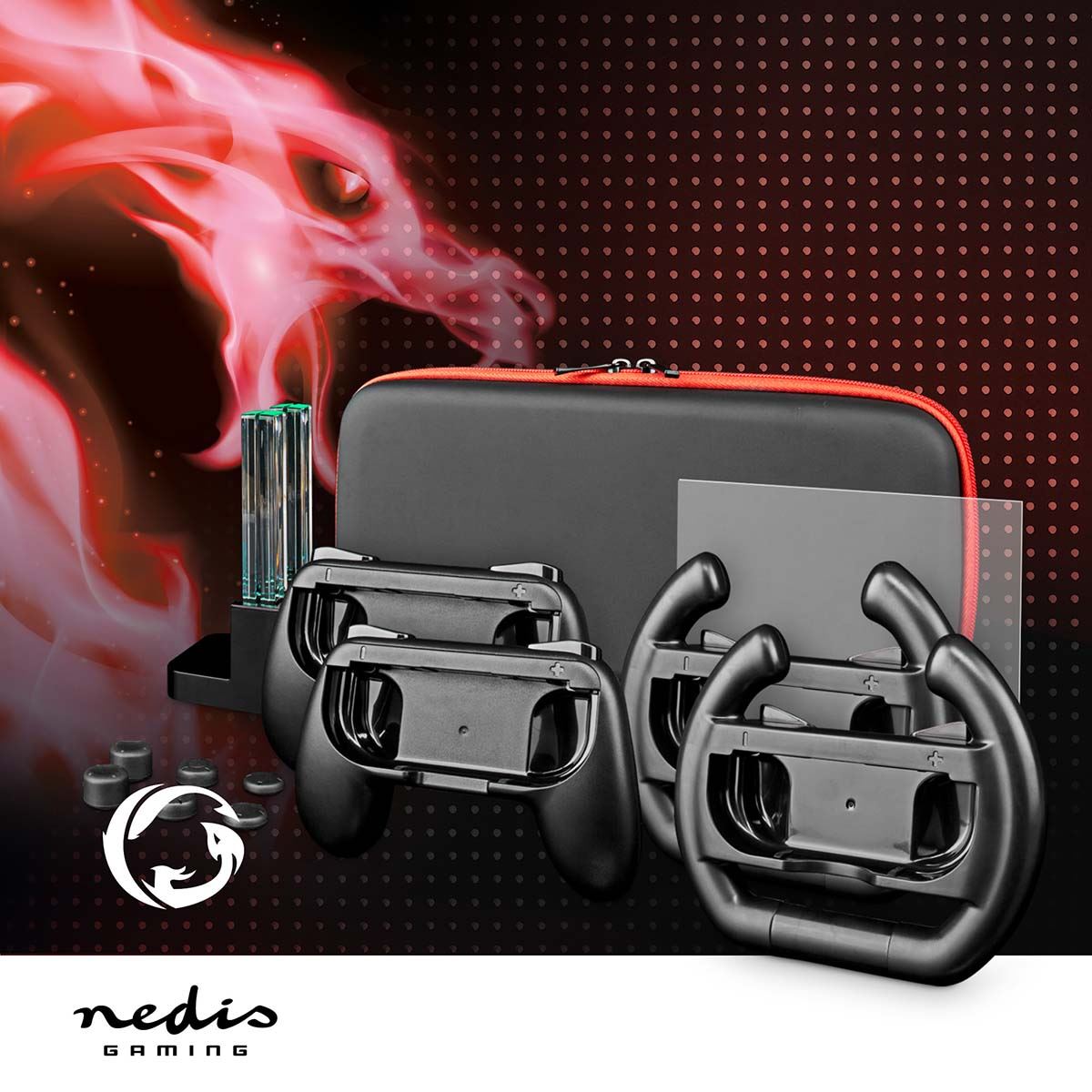 Nedis Gaming Starter Kit | Compatible with: Nintendo Switch (OLED) | 13-in-1