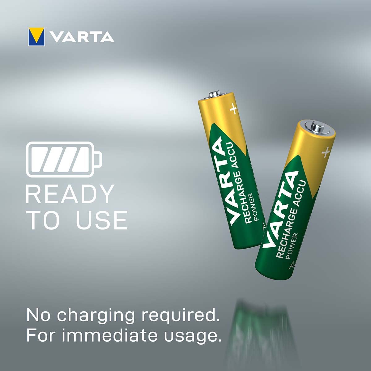 Varta AAA Rechargeable NiMH Battery | 1.2 V 1000 mAh 4-Blister