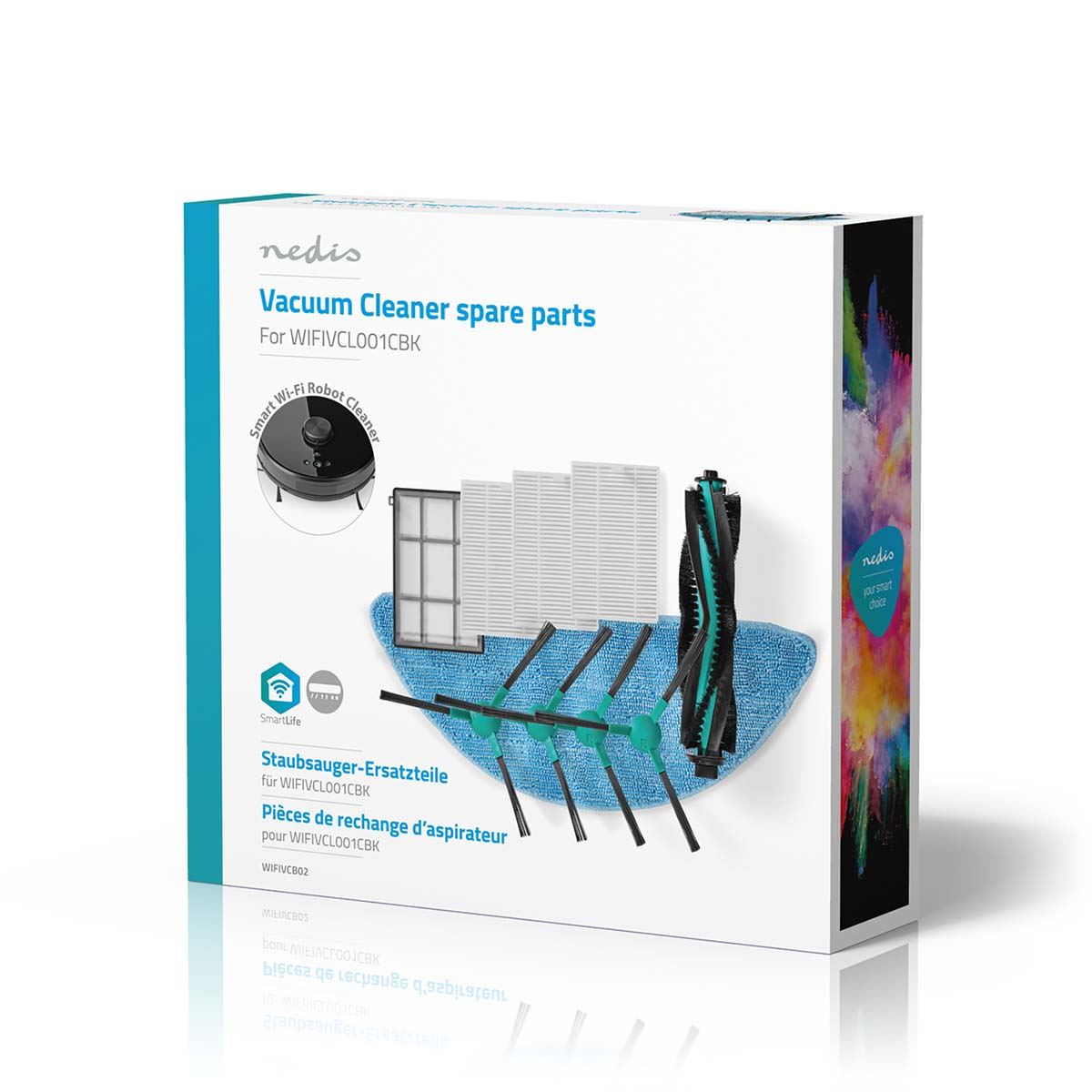 Nedis Vacuum Cleaner Spare Part | Suitable for: WIFIVCL001CBK | HEPA Filter | H12