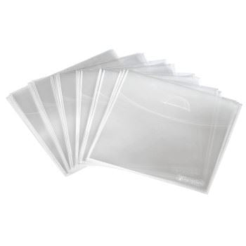 Hama 100 CD/DVD Protective Sleeves - Transparent