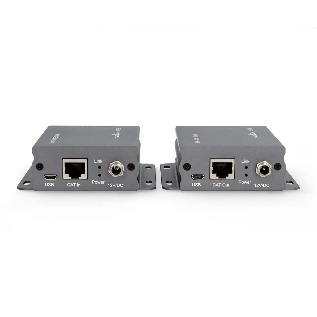Nedis HDMI™ Extender | Over Cat6 | up to 50.0 m | 4K@30Hz | 10.2 Gbps | IR Return function | Metal | Anthracite