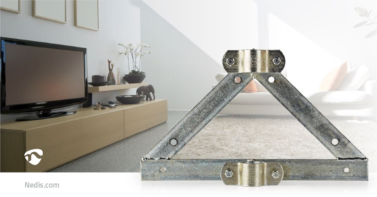 Nedis Antenna Wall Mount Clamp Distance to wall 90m Pole Diameter 32-42mm - Steel