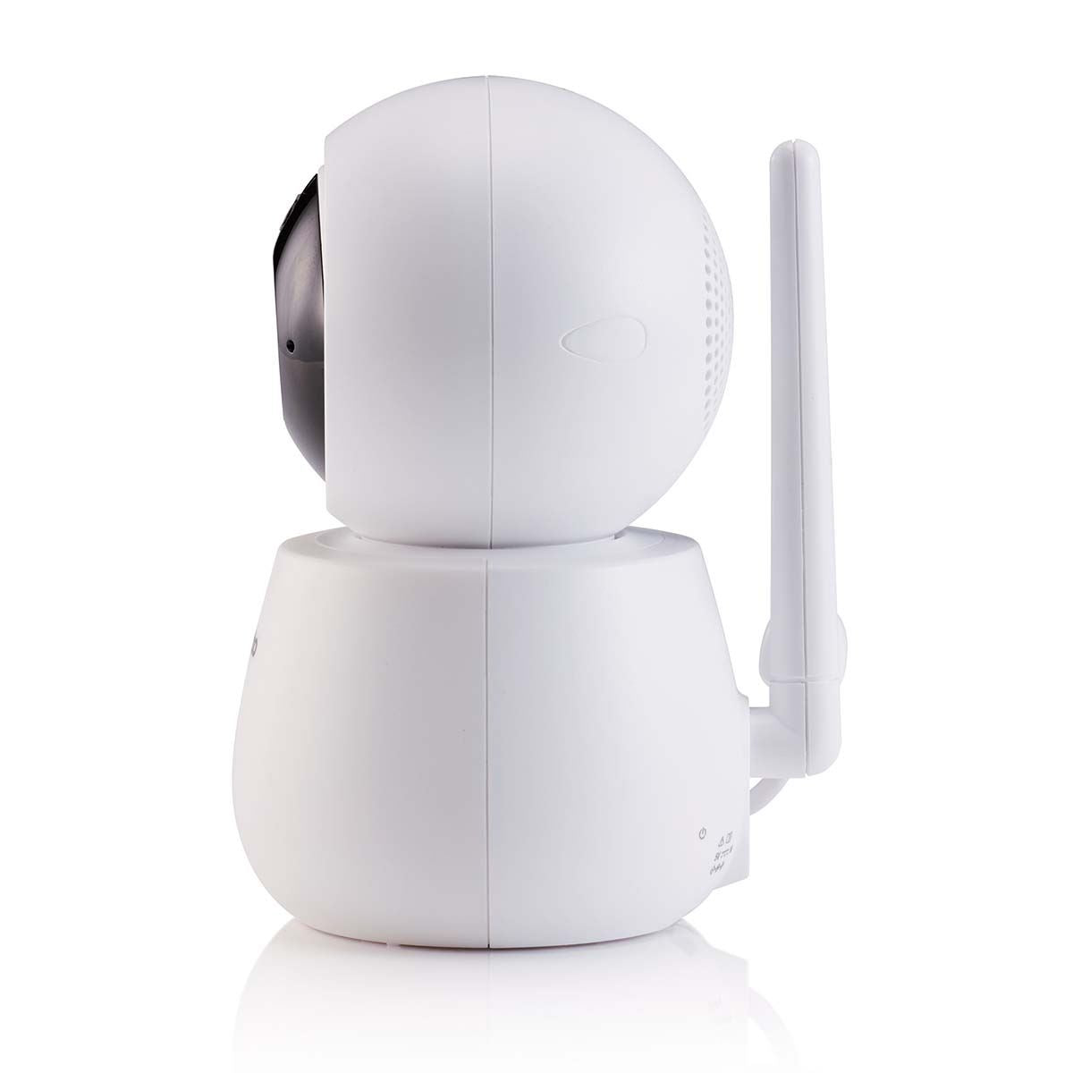 Alecto DVM-2043 Video Baby Monitor with Camera, 4.3" Inch No Wifi Baby Monitor, Temperature, Night Light, Night Vision, Lullaby, Two-Way Audio - White