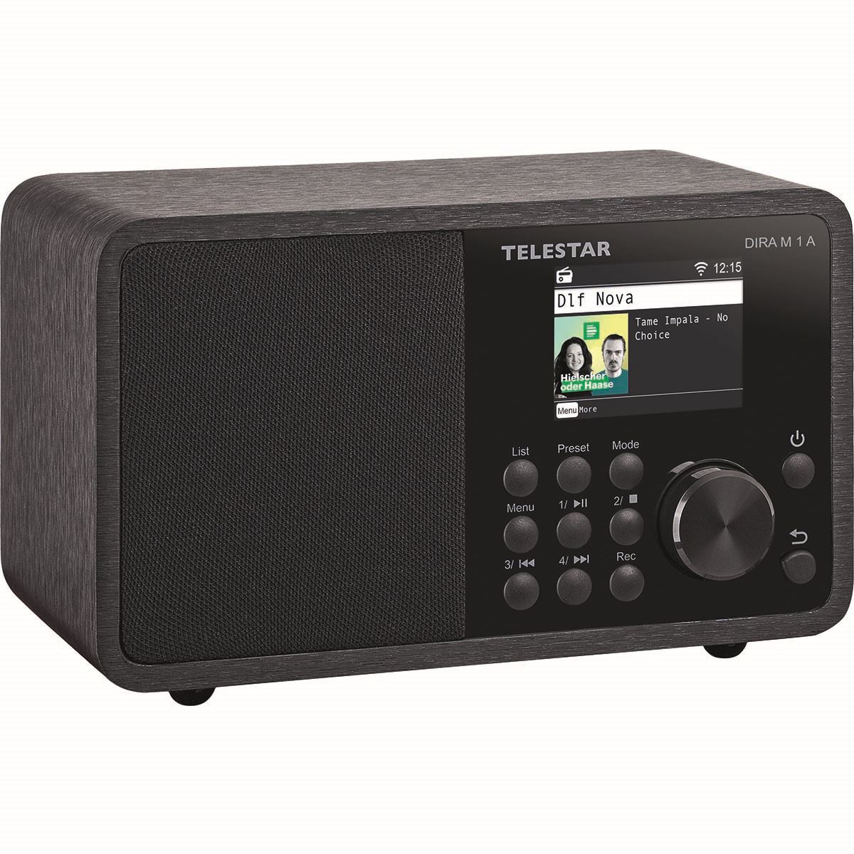 Telestar DIRA M 1 A EWF Compact Mono Multifunction Radio Black