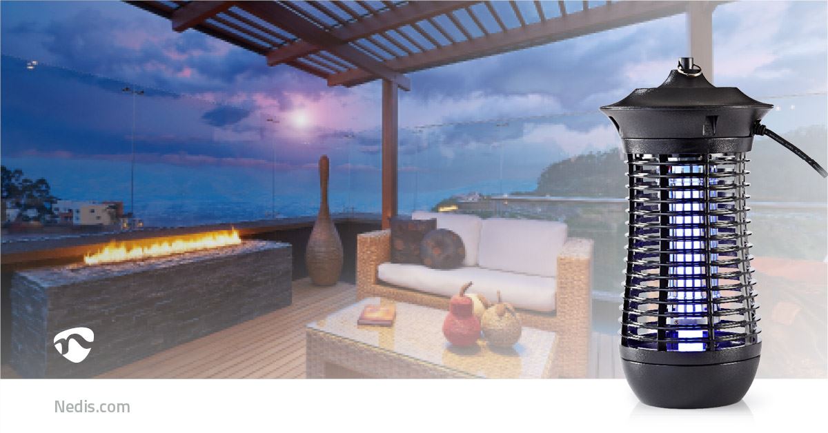 Nedis Insect Stop UV Light Trap Zapper Killer | 18 W | Effective range: 150 m² | Black