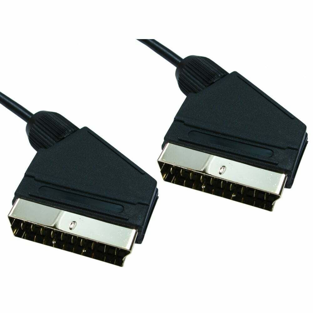 Ex-Pro 10m Scart to Scart Cable 21 Pin Male to 21 Pin Male Lead