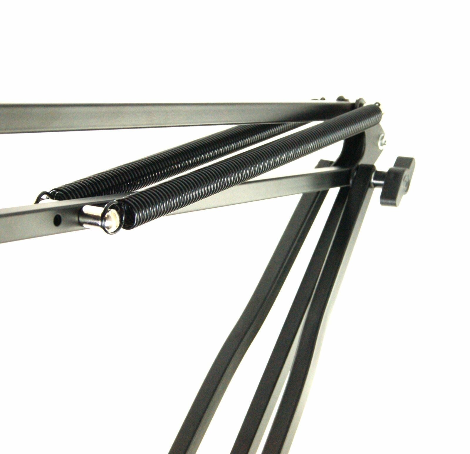 Ex-Pro Adjustable Anglepoise Desktop Tablet Stand Mount, Easy-lock, 360 swivel, Sturdy Aluminum arm, adjustable tension for iPad /Tablets