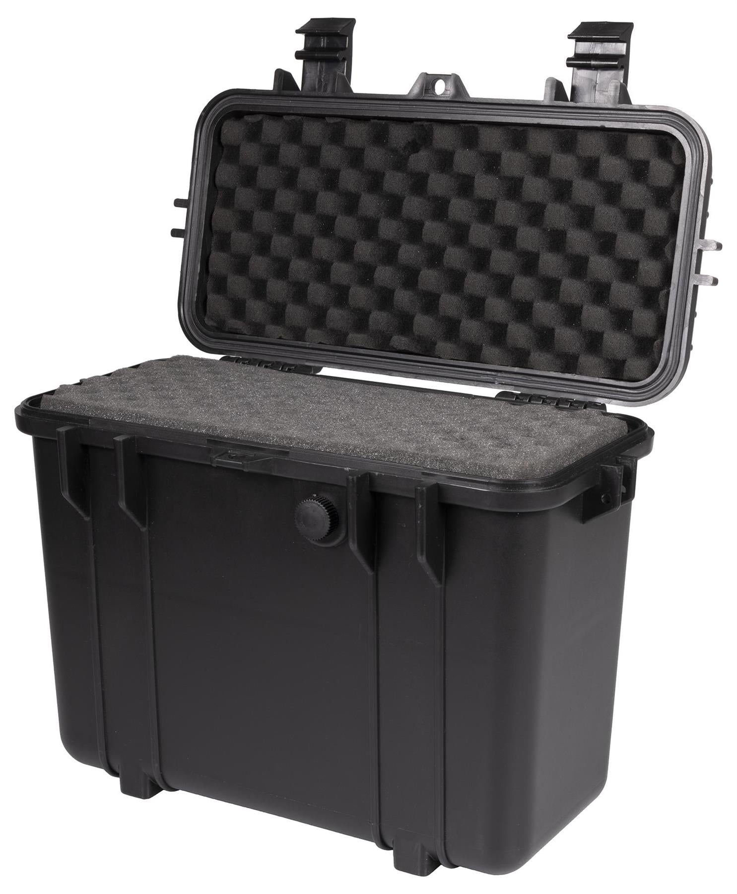 Waterproof Travel Flight Dry Box Hard Carry Case Foam Tool Camera Storage Box Protective Black 340mm x 415mm x 220mm -