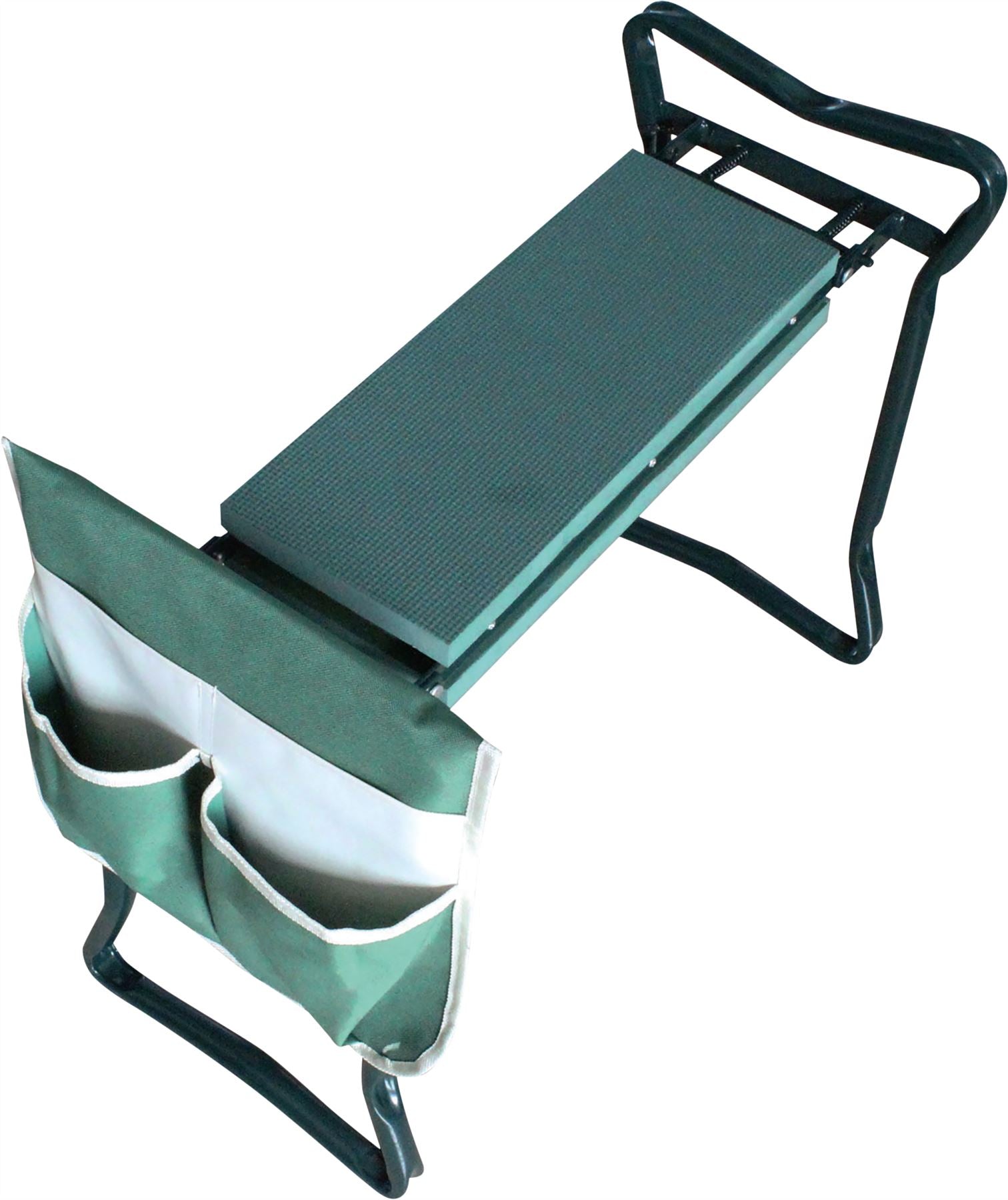 Garden Kneeler 2-in-1 Folding Gardening Padded Seat and Kneeling Stool Tool Bag