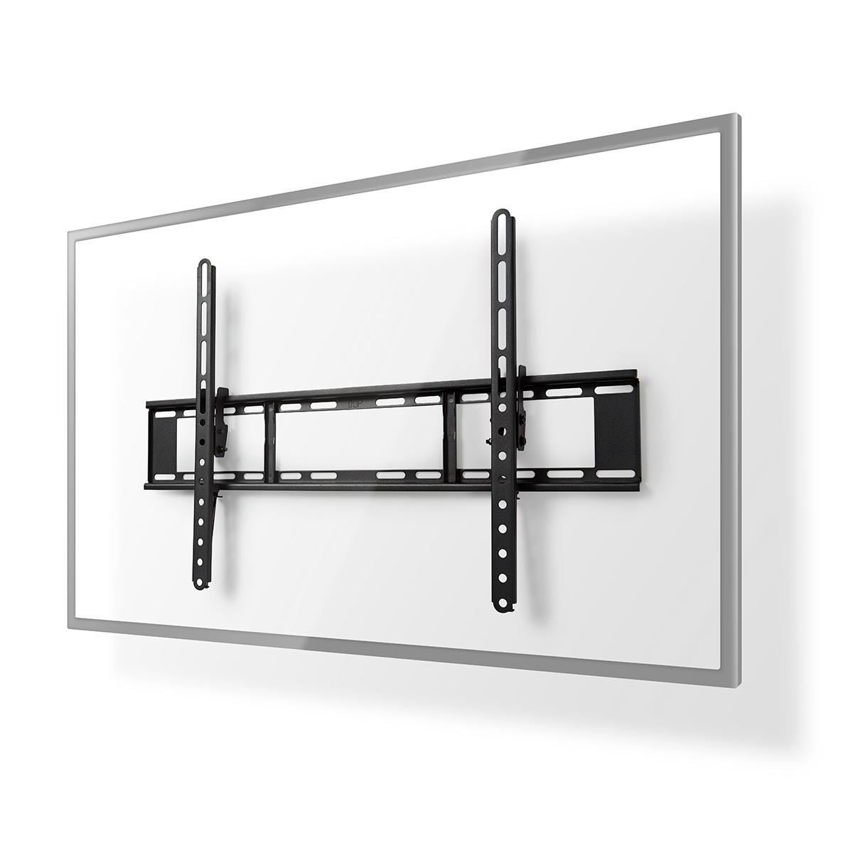 Nedis Tiltable TV Wall Mount | 37 - 70 " | Maximum supported screen weight: 35 kg | Tiltable: 20 ° | Minimum wall distance: 38 mm | Steel | Black